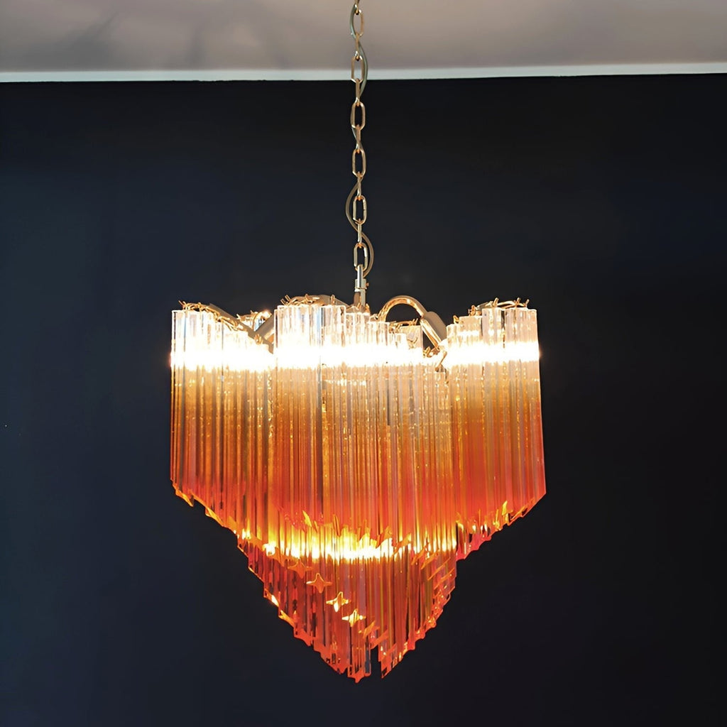 Murano Glass Prism Chandelier