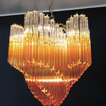 Murano Glass Prism Chandelier