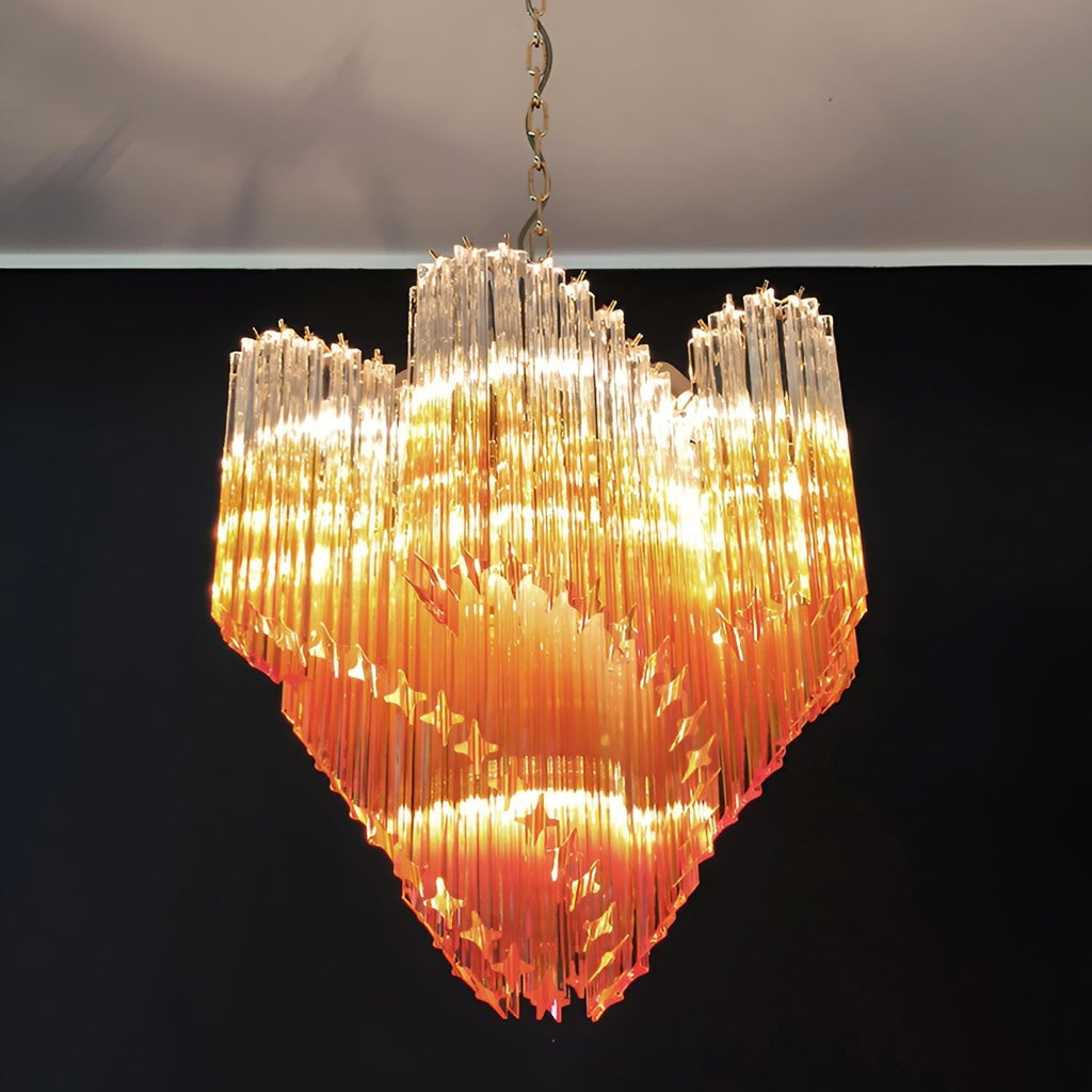 Murano Glass Prism Chandelier