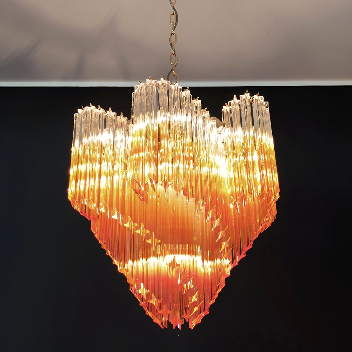 Murano Glass Prism Chandelier