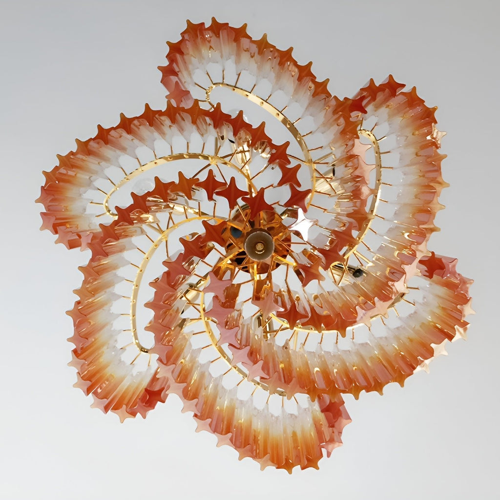 Murano Glass Prism Chandelier