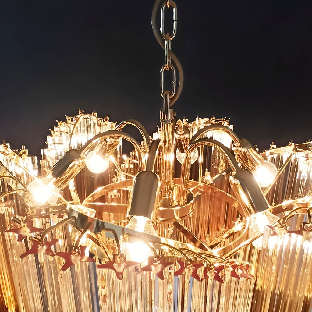 Exquisite Murano Prism Chandelier - CasaraHouse