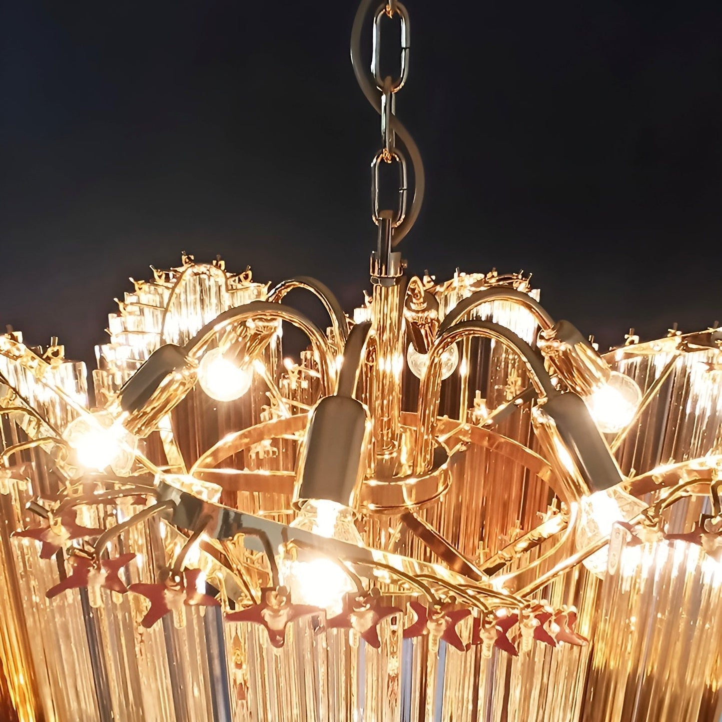 Exquisite Murano Prism Chandelier - CasaraHouse