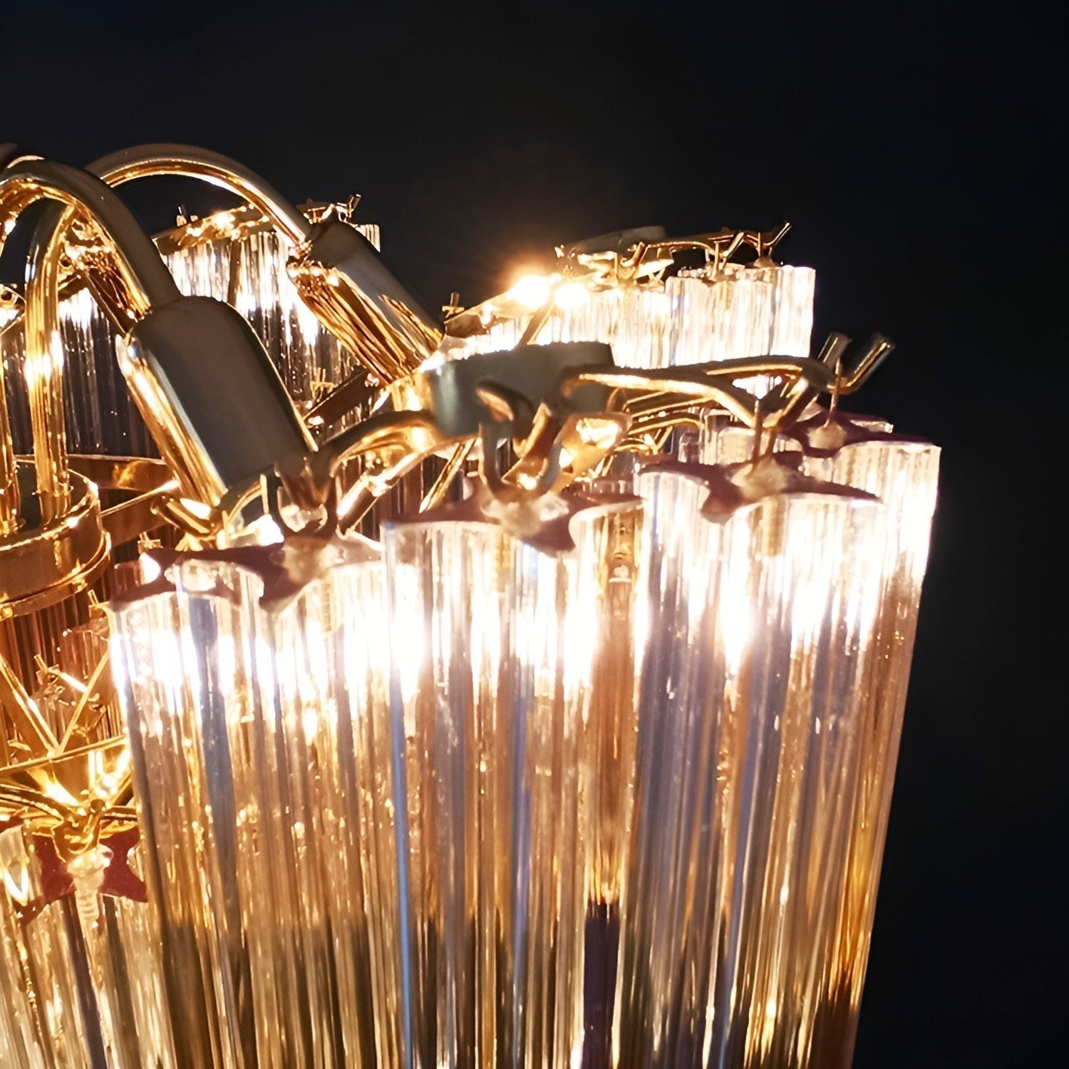 Murano Glass Prism Chandelier