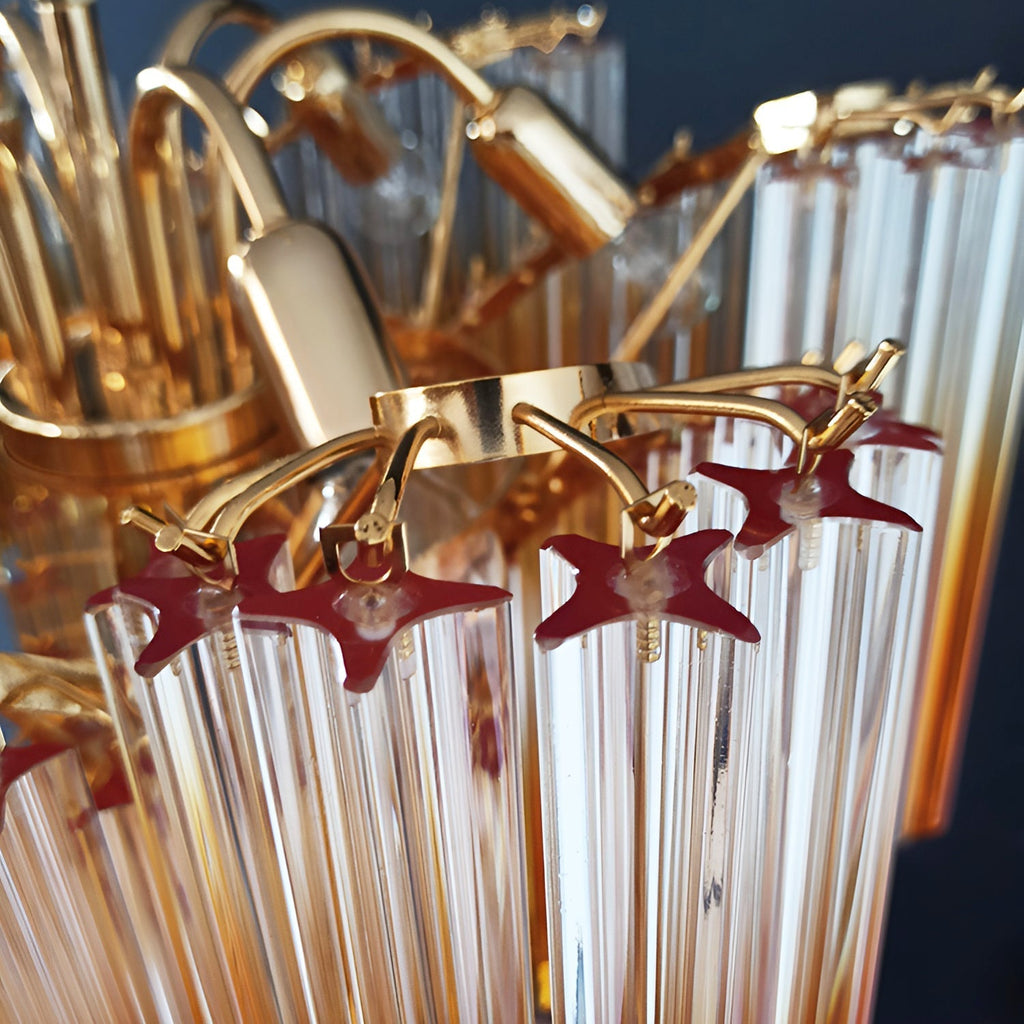 Murano Glass Prism Chandelier