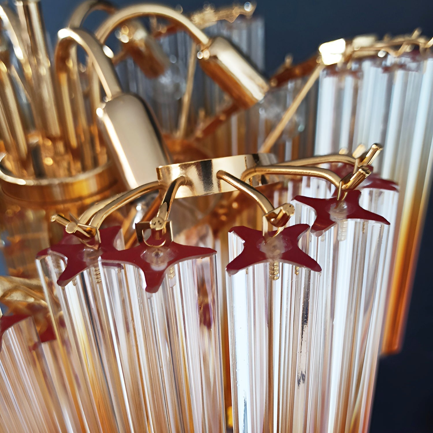 Murano Glass Prism Chandelier