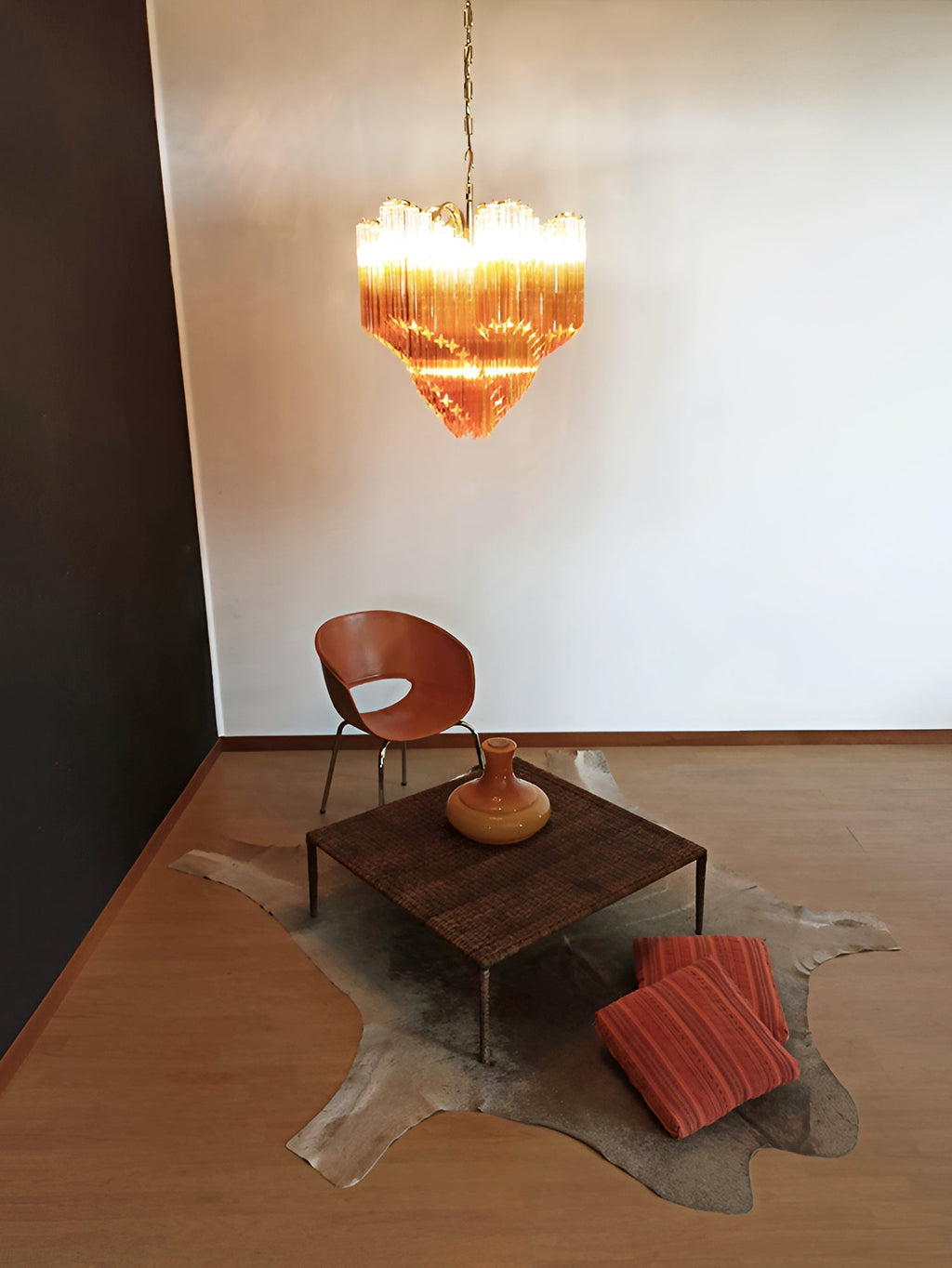 Murano Glass Prism Chandelier