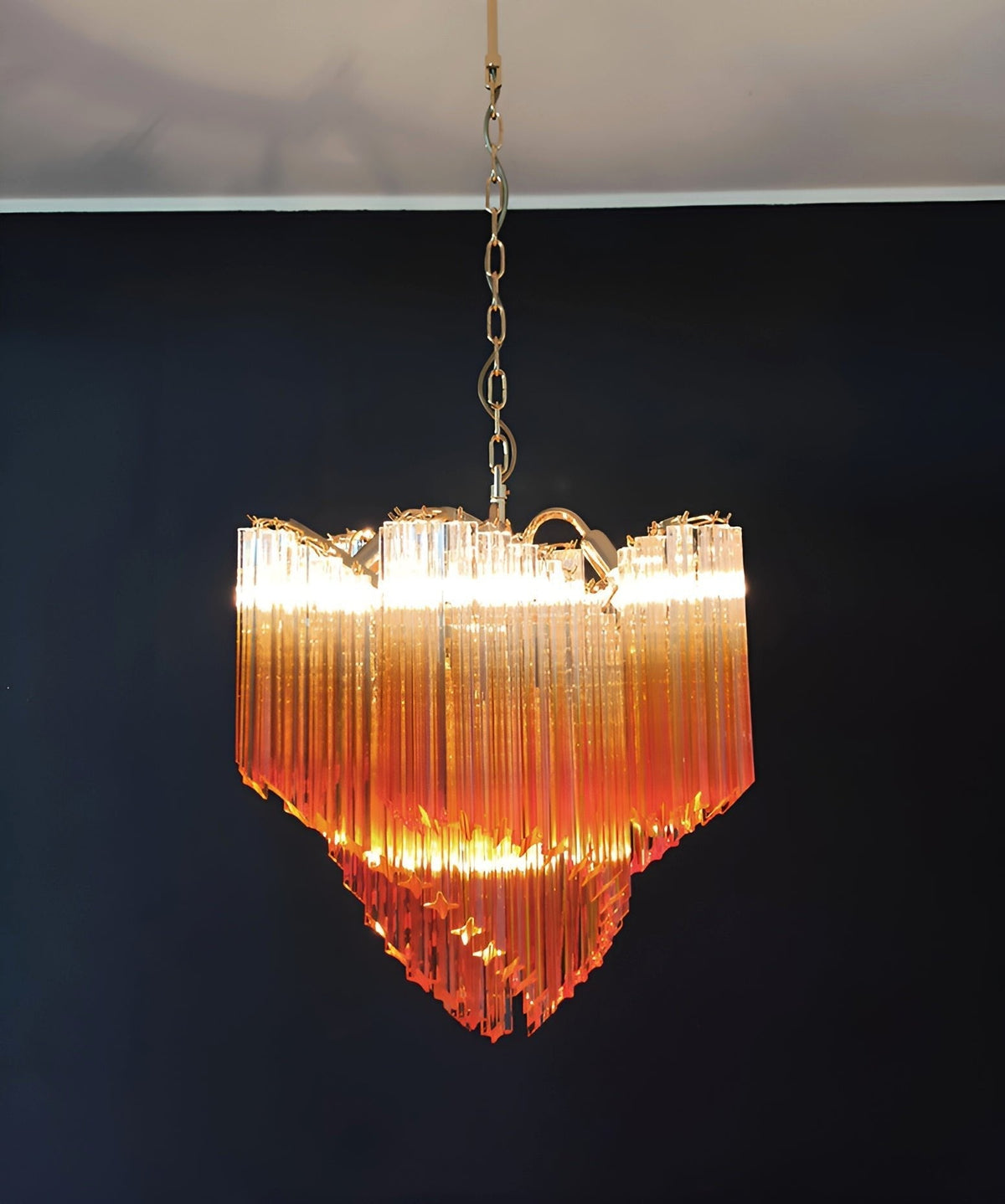 Murano Glass Prism Chandelier