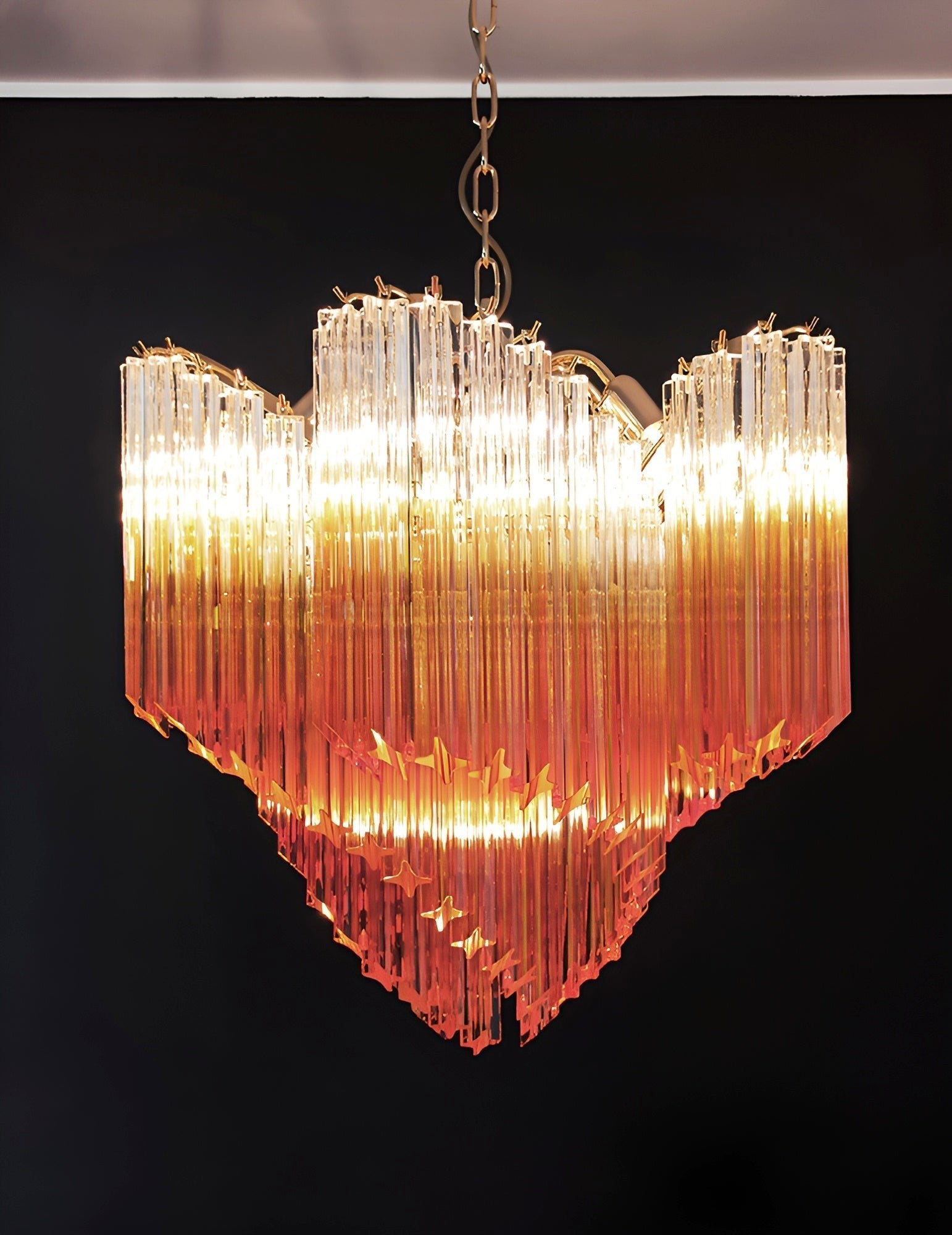 Murano Glass Prism Chandelier