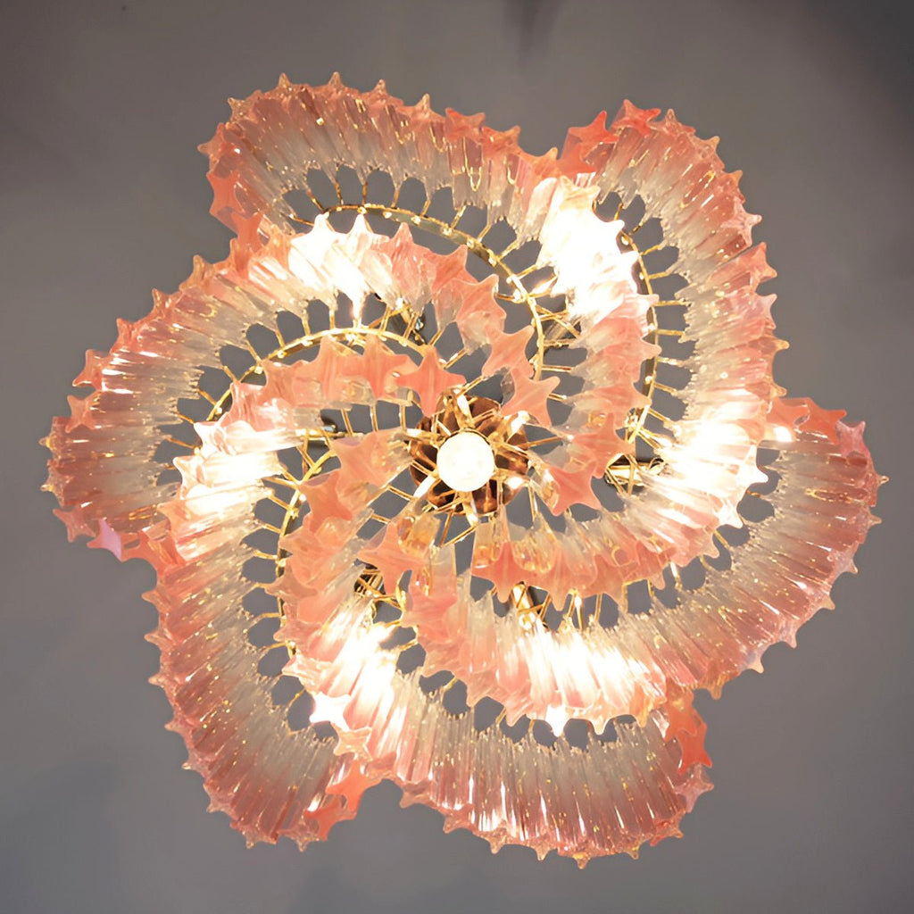 Murano Glass Prism Chandelier