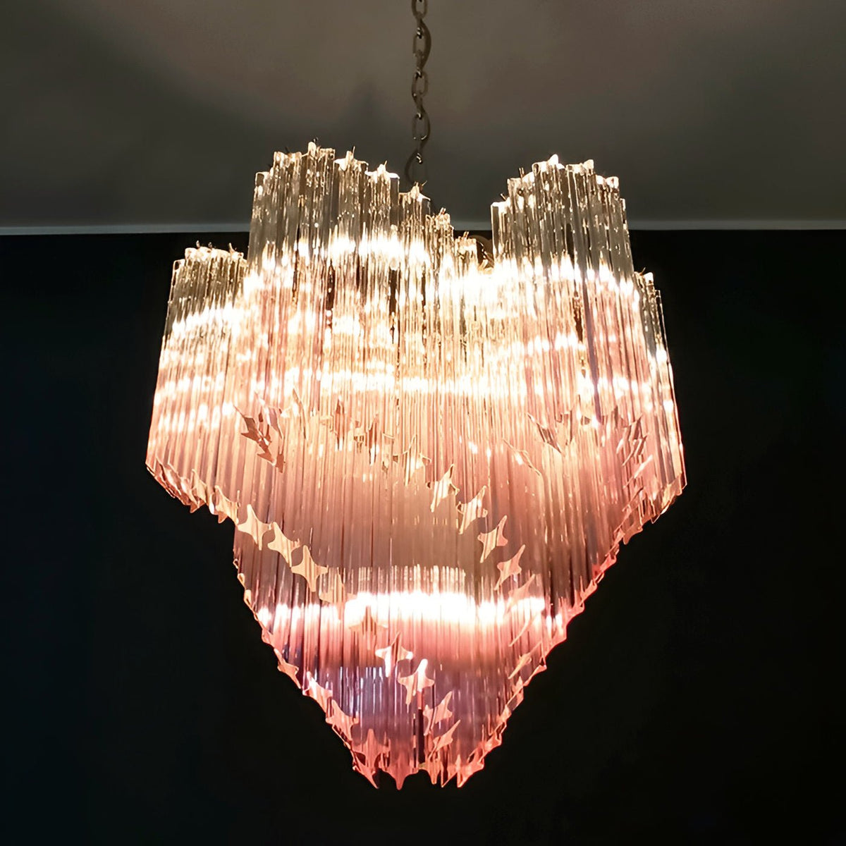 Murano Glass Prism Chandelier