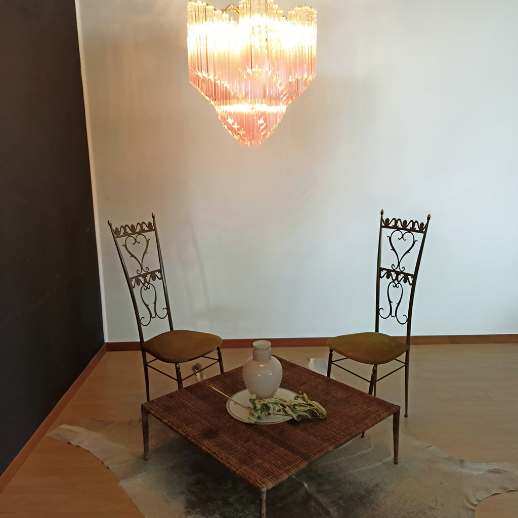 Murano Glass Prism Chandelier