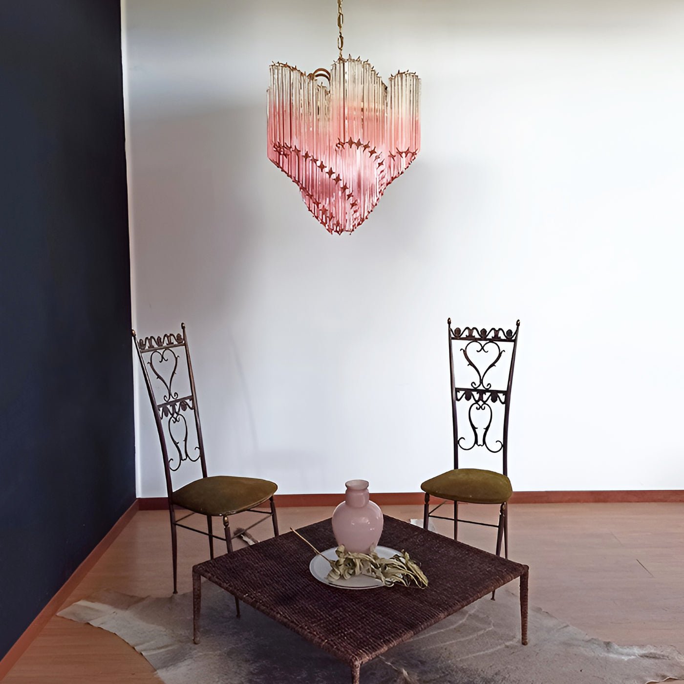 Murano Glass Prism Chandelier