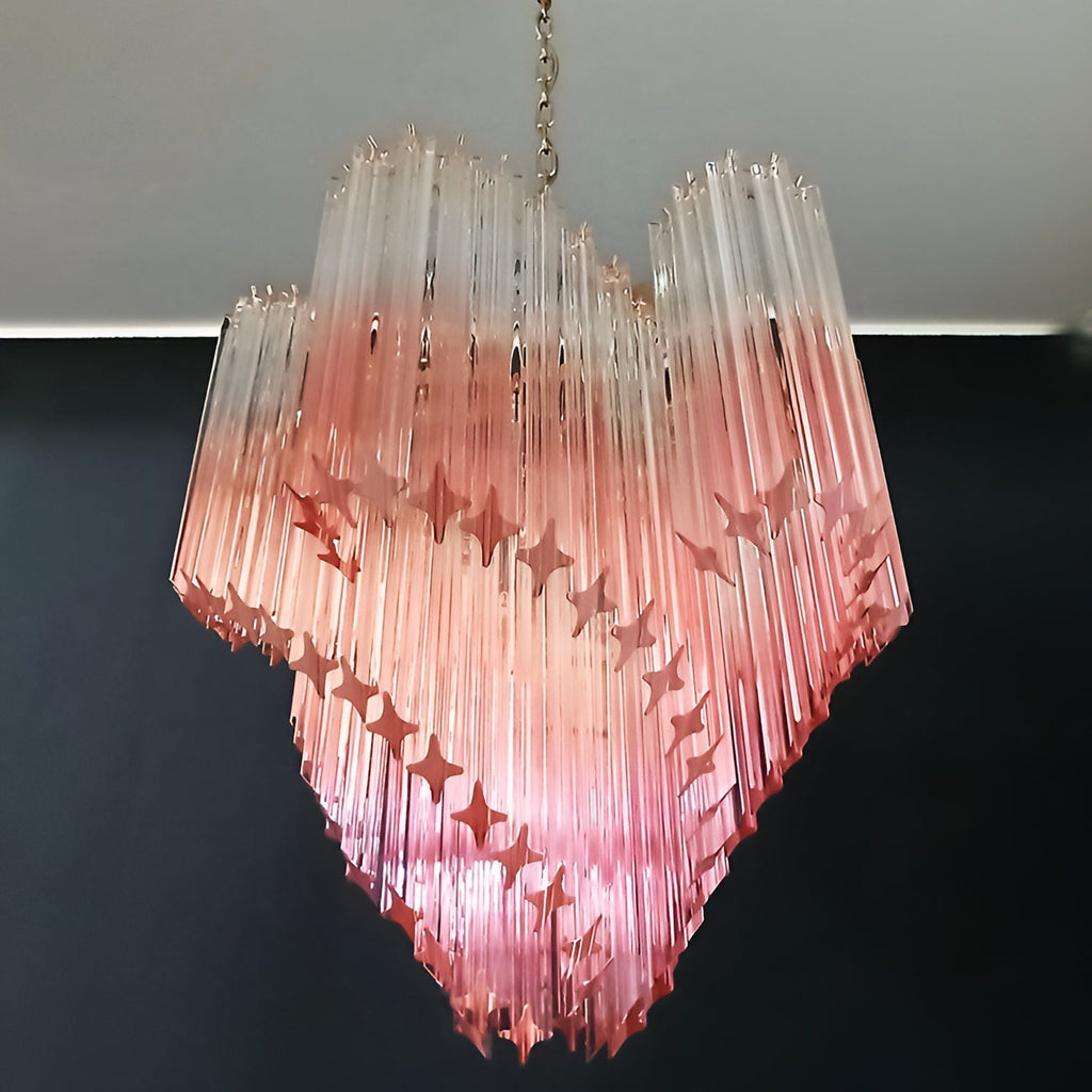 Murano Glass Prism Chandelier