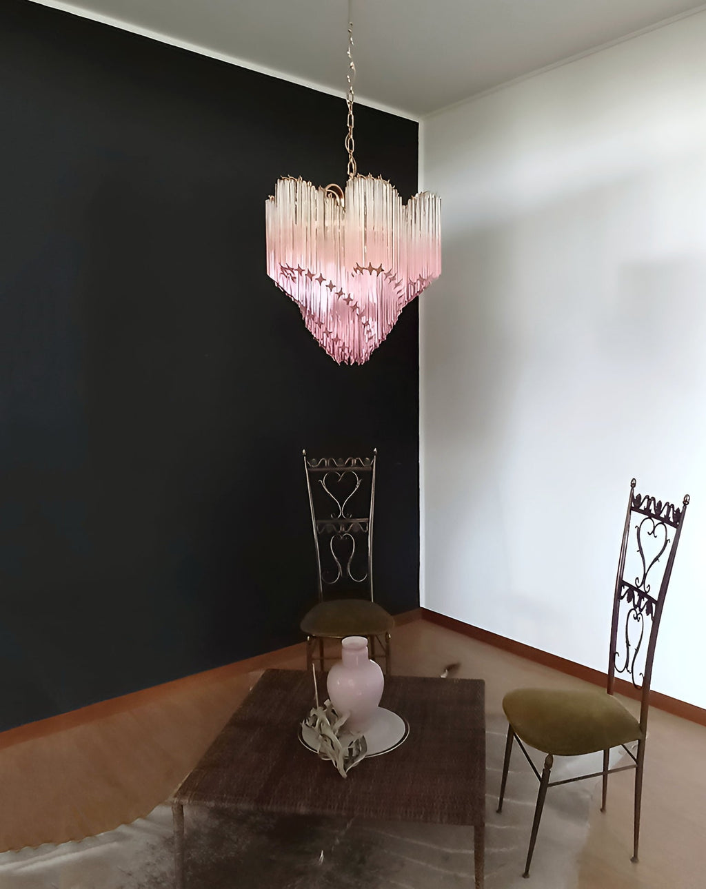 Murano Glass Prism Chandelier