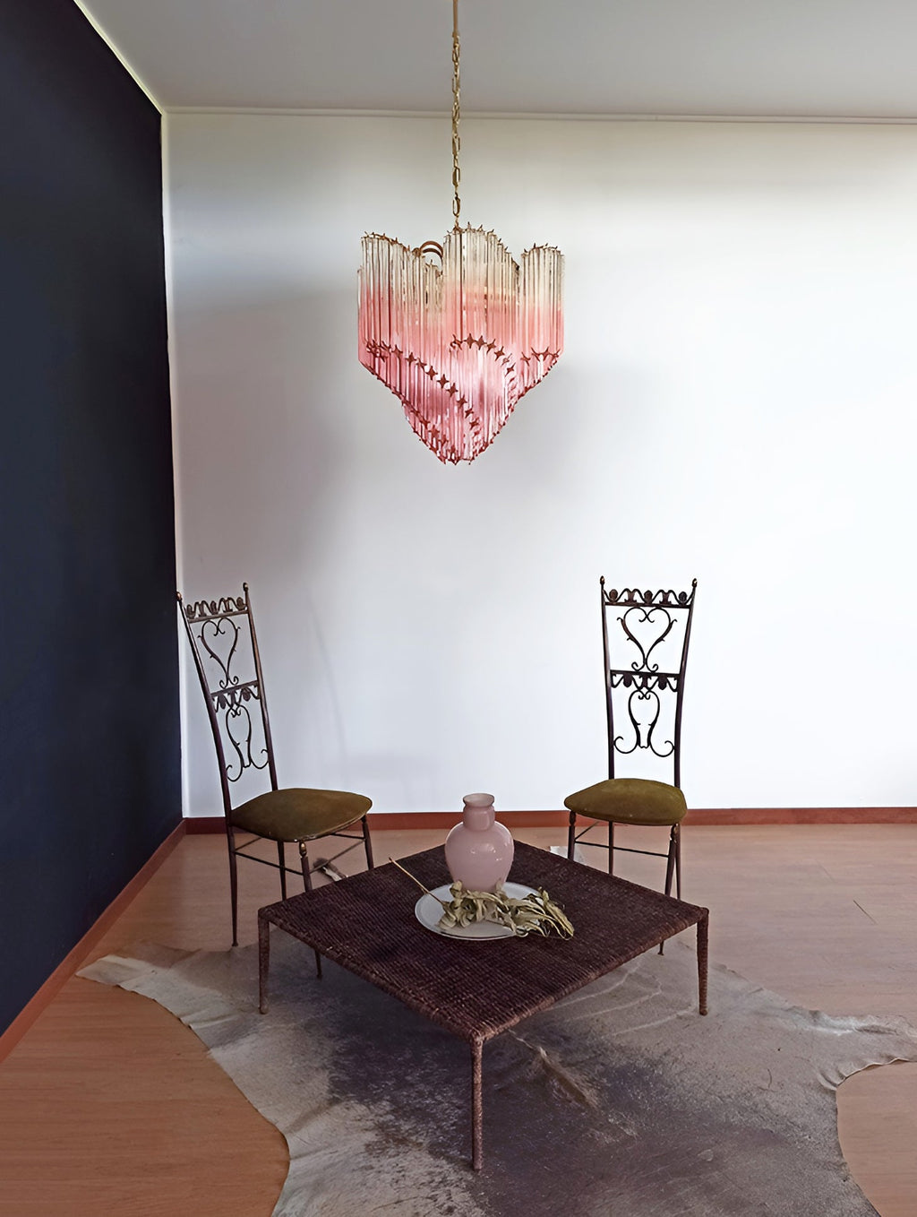 Murano Glass Prism Chandelier