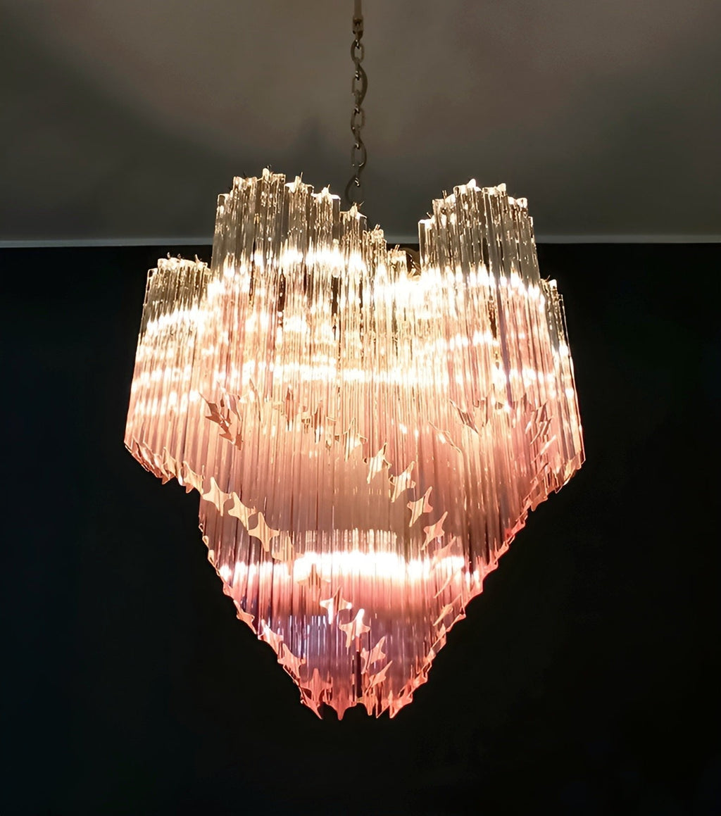 Murano Glass Prism Chandelier