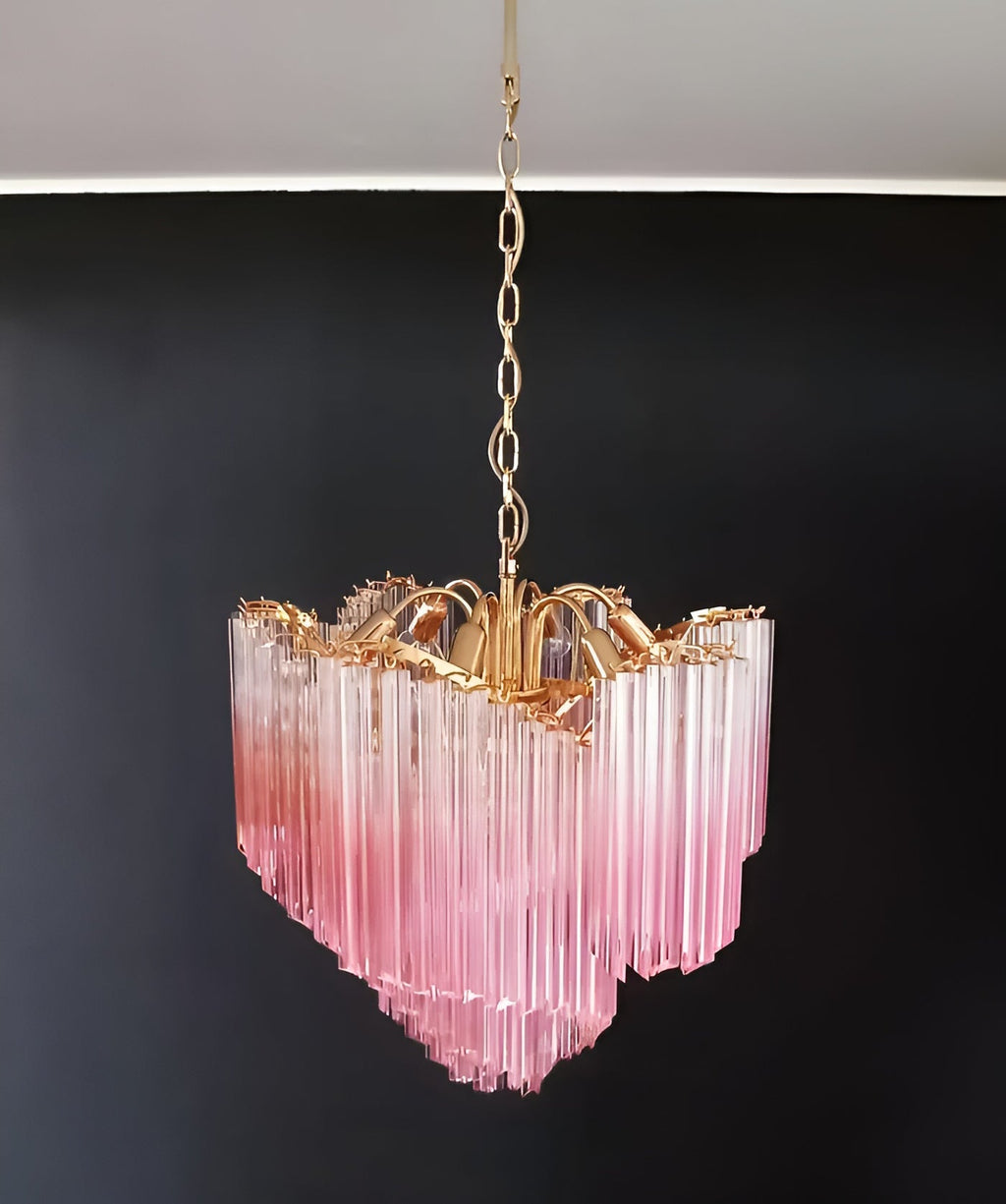 Murano Glass Prism Chandelier