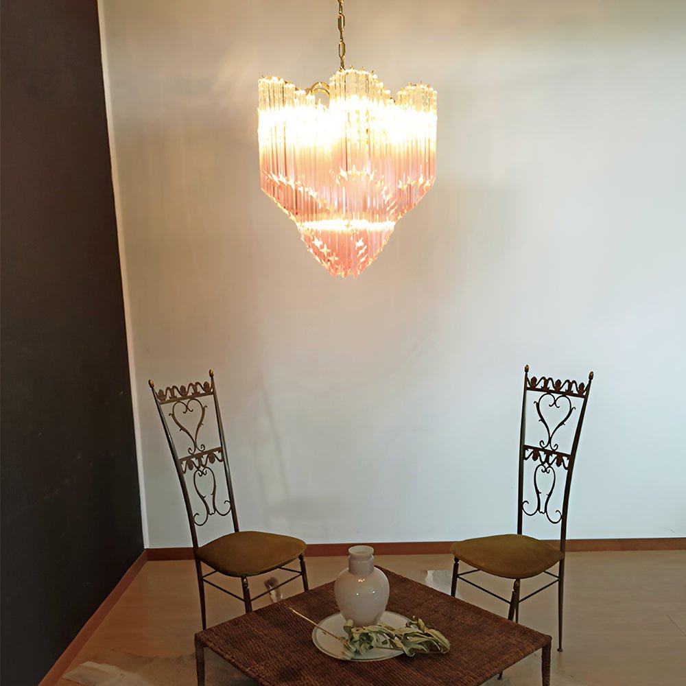 Murano Glass Prism Chandelier