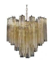 Murano Glass Yellow Chandelier – 36 Tubes
