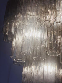 Murano Glass Chandelier – 48 tubes – Smoked