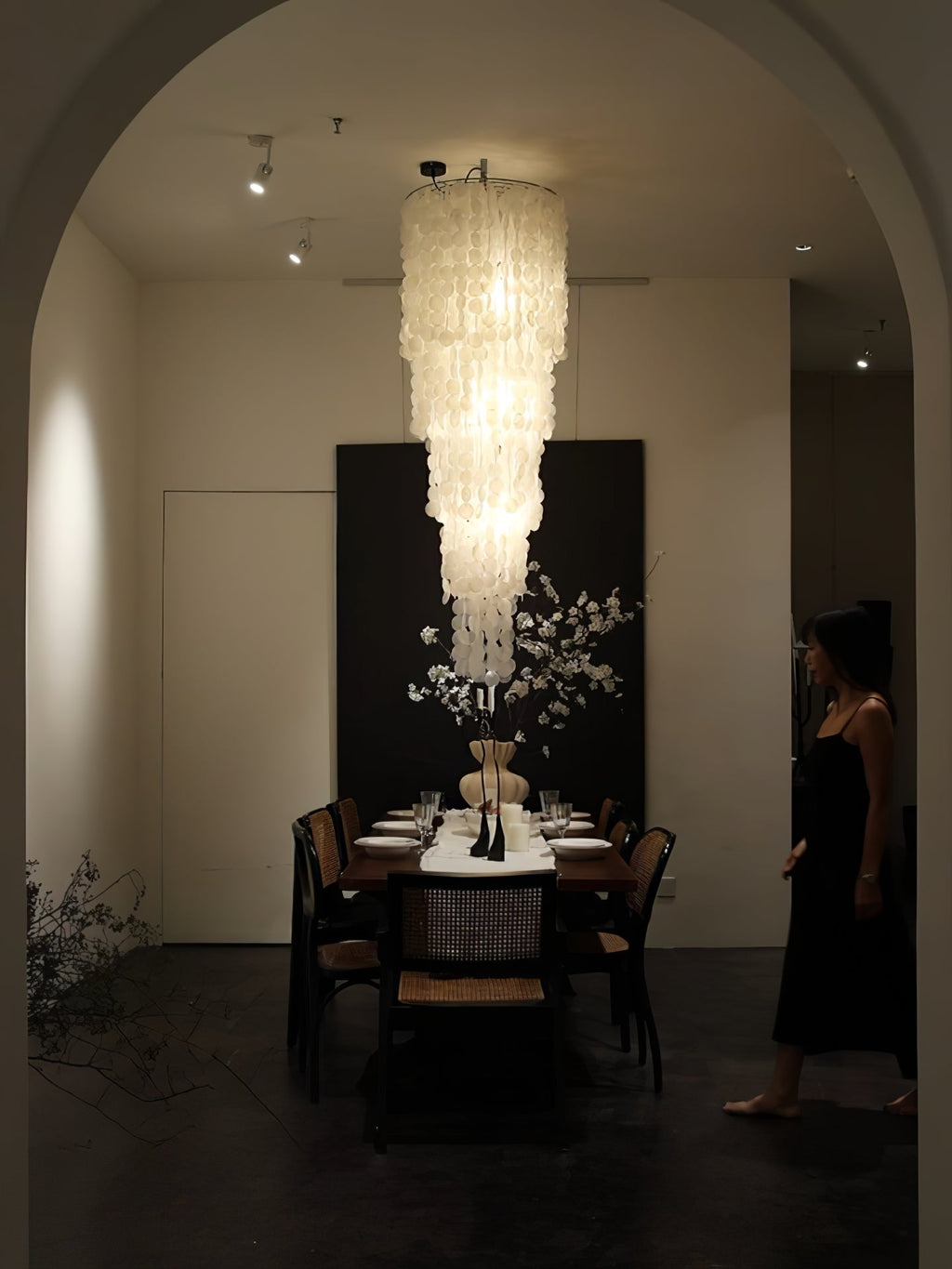 Modern Nerida Shell Chandelier