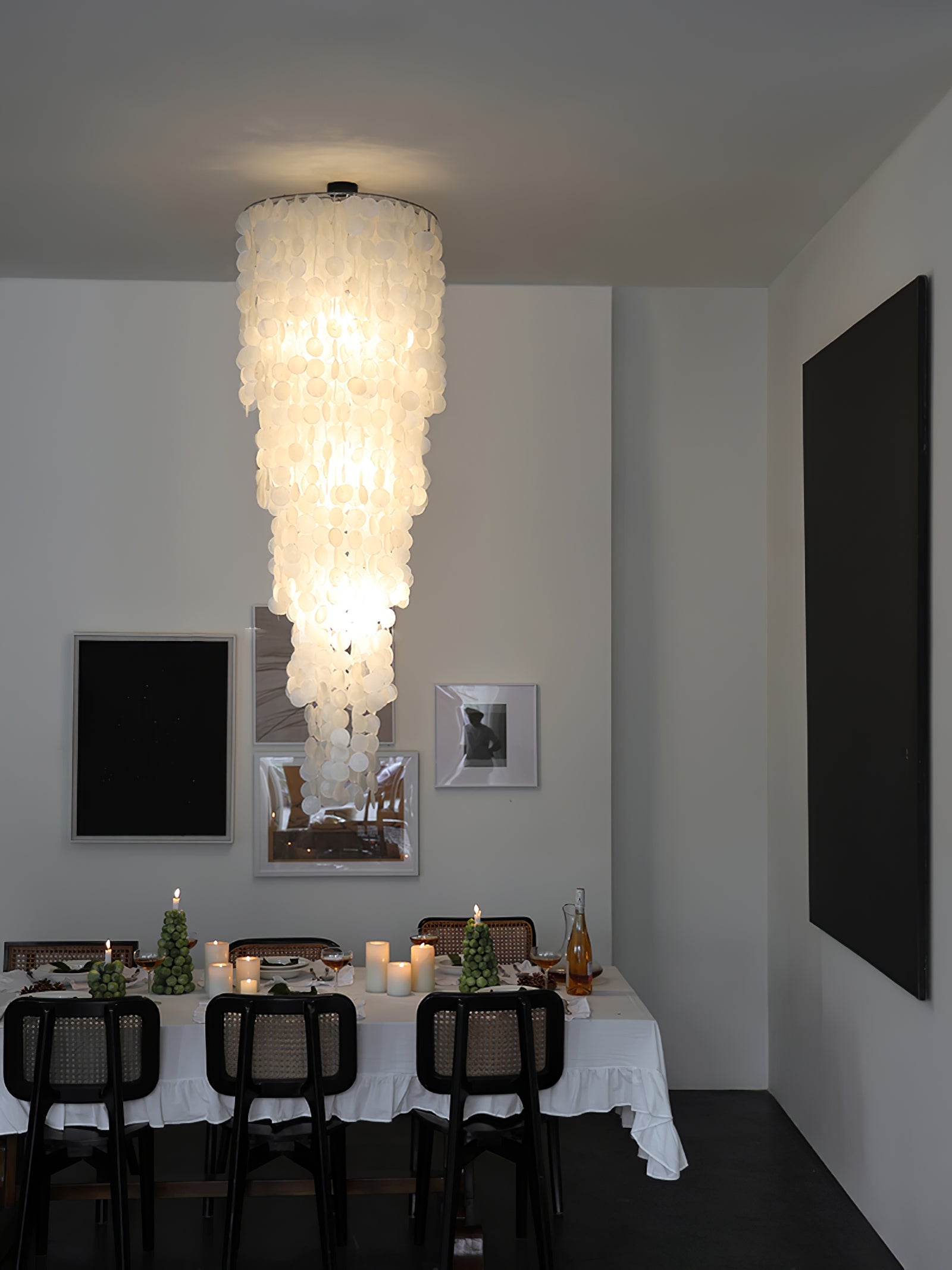 Modern Nerida Shell Chandelier