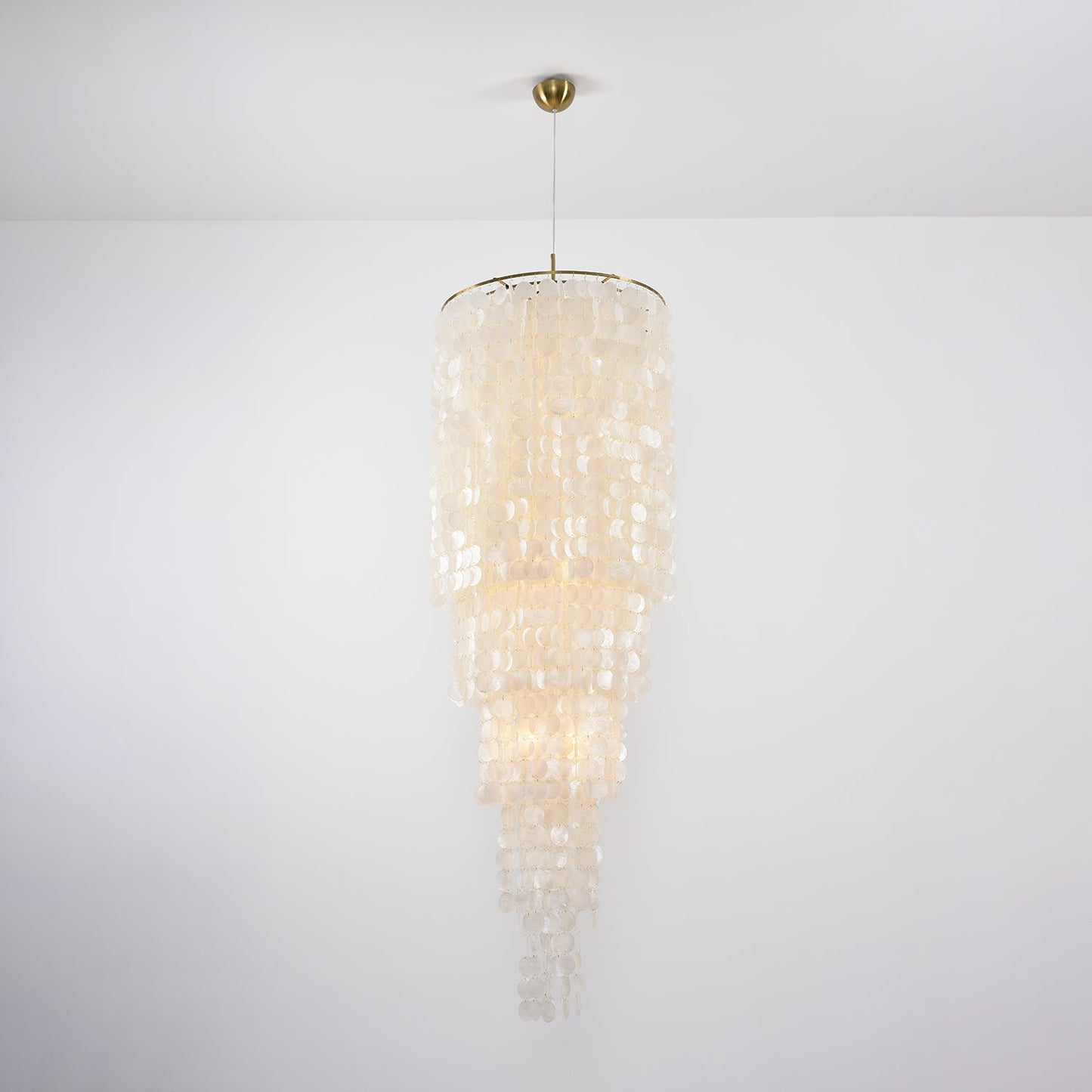 Modern Nerida Shell Chandelier