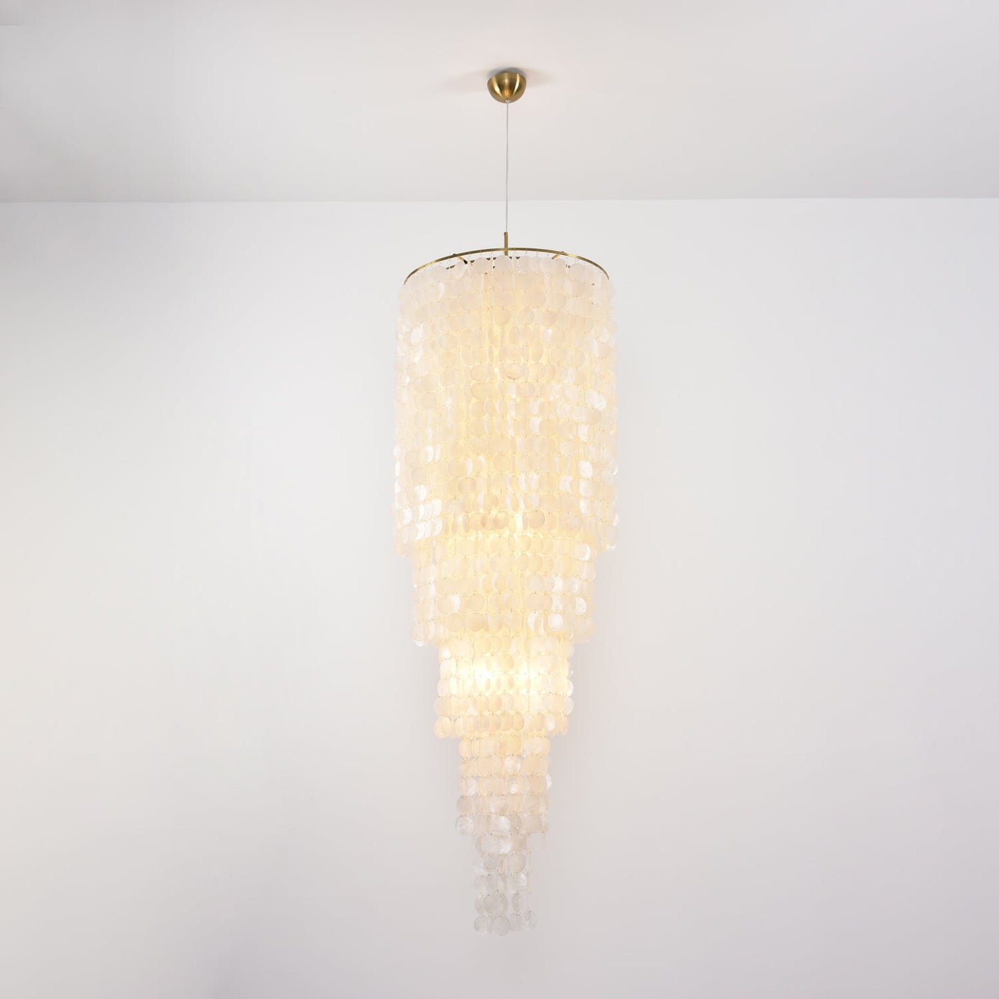 Modern Nerida Shell Chandelier
