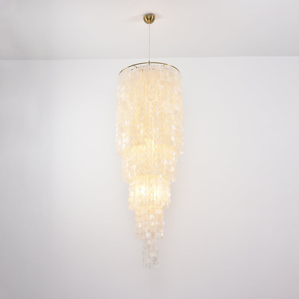 Modern Nerida Shell Chandelier