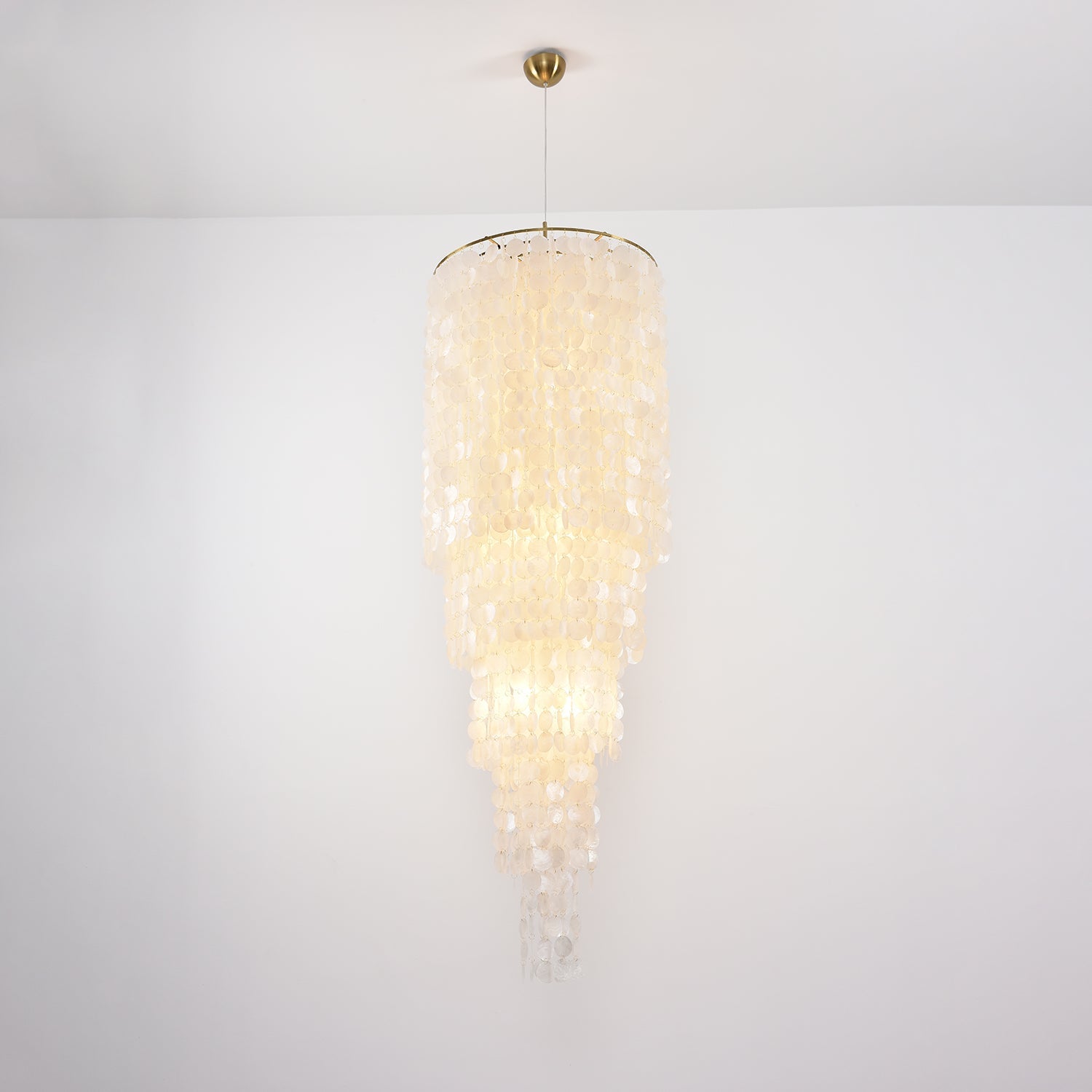 Modern Nerida Shell Chandelier