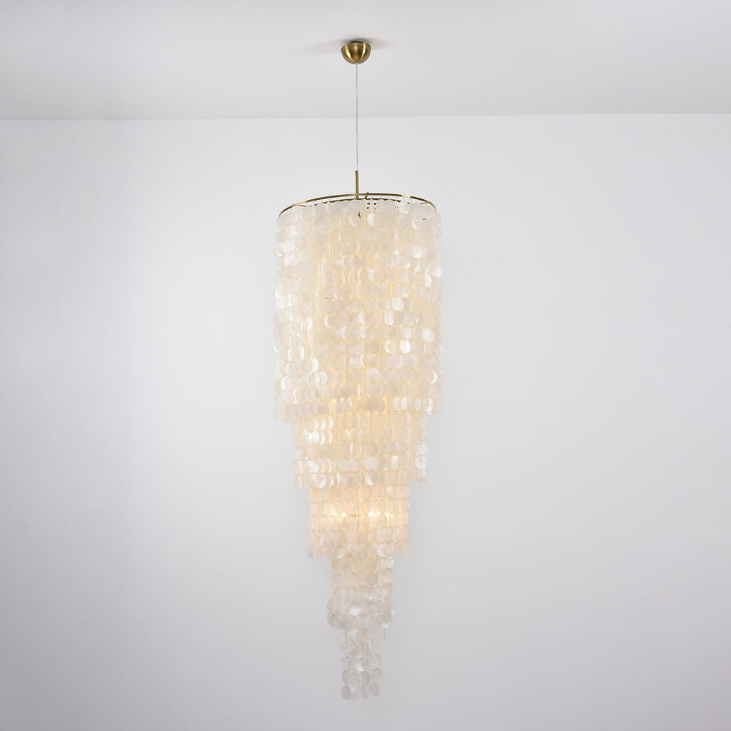 Modern Nerida Shell Chandelier