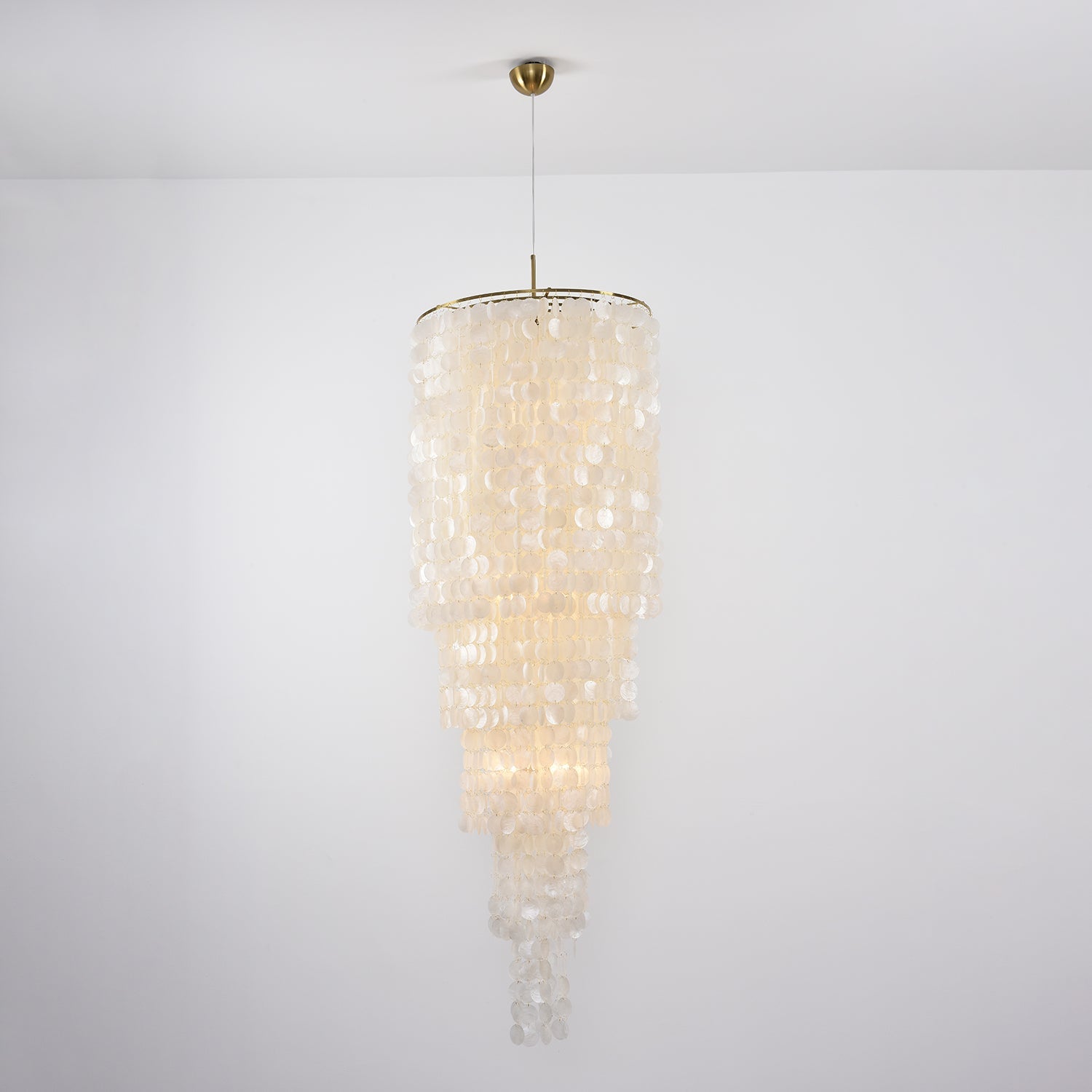 Modern Nerida Shell Chandelier