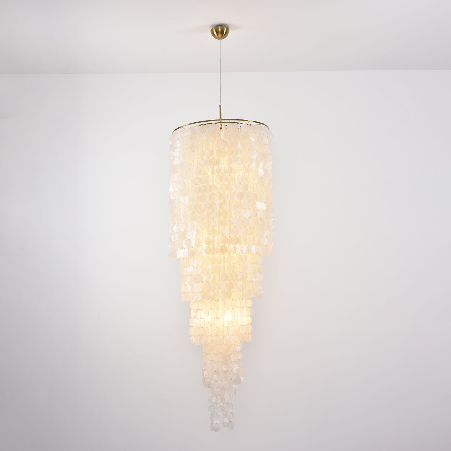 Modern Nerida Shell Chandelier