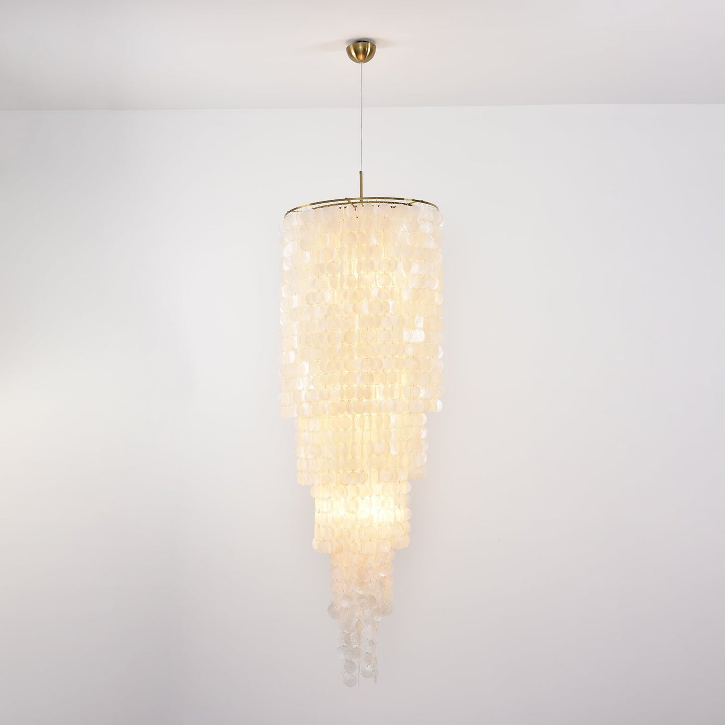 Modern Nerida Shell Chandelier