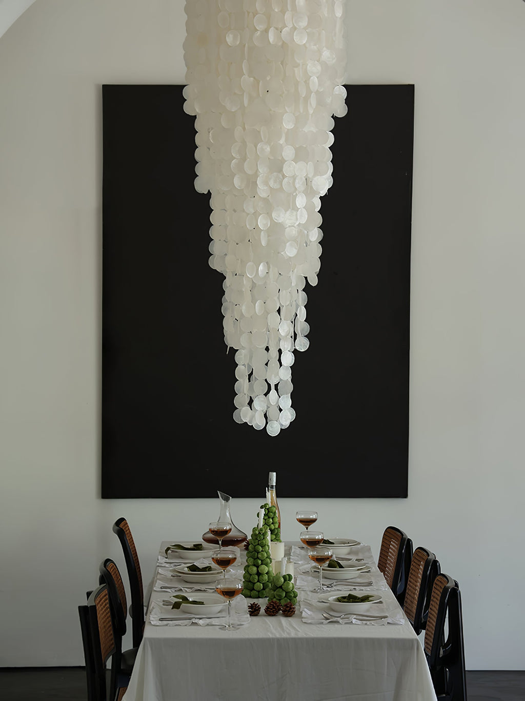 Modern Nerida Shell Chandelier