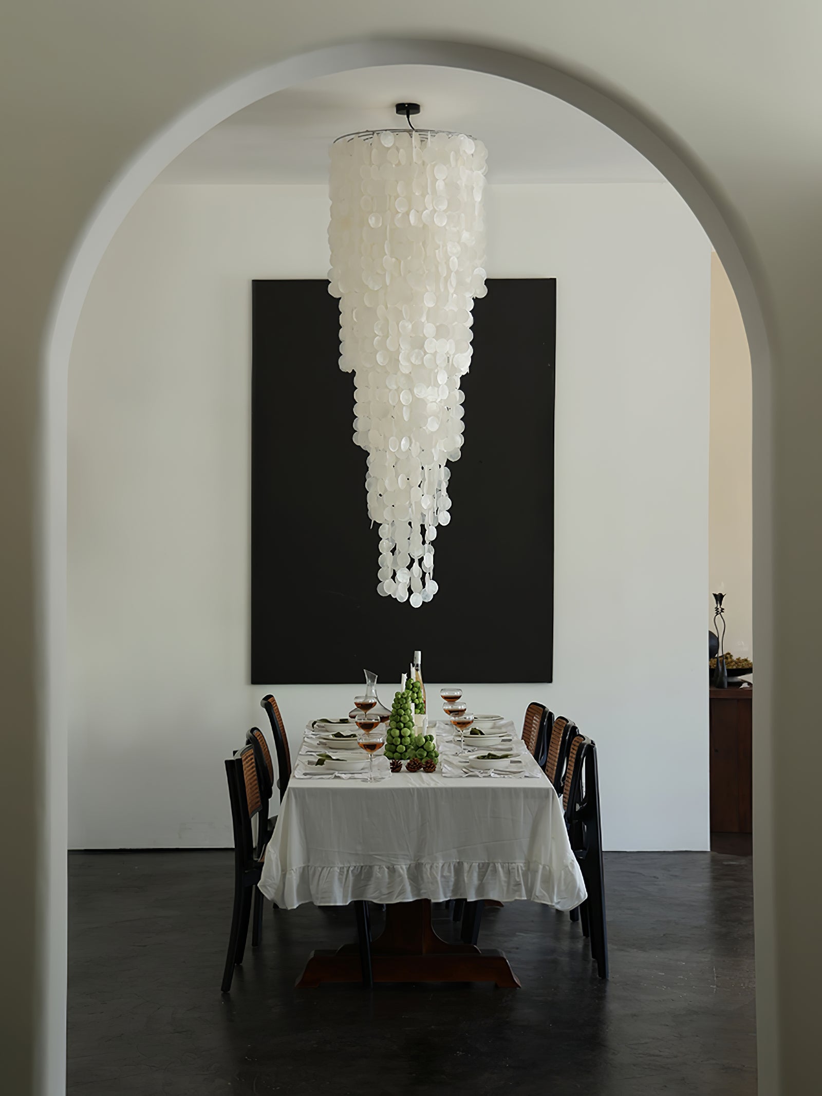 Modern Nerida Shell Chandelier