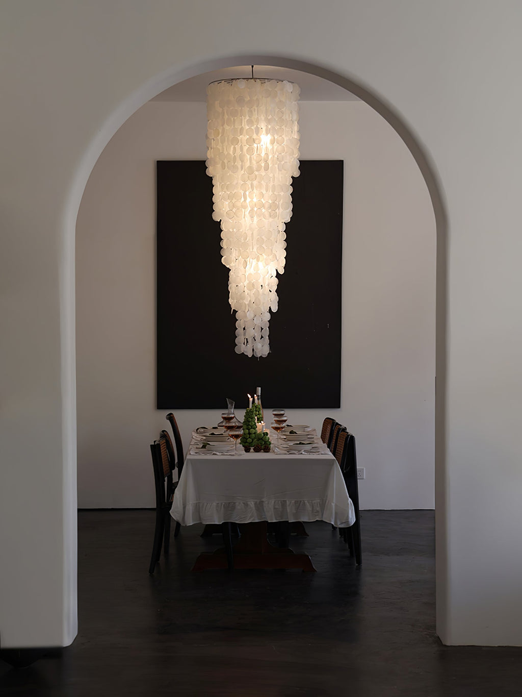 Modern Nerida Shell Chandelier