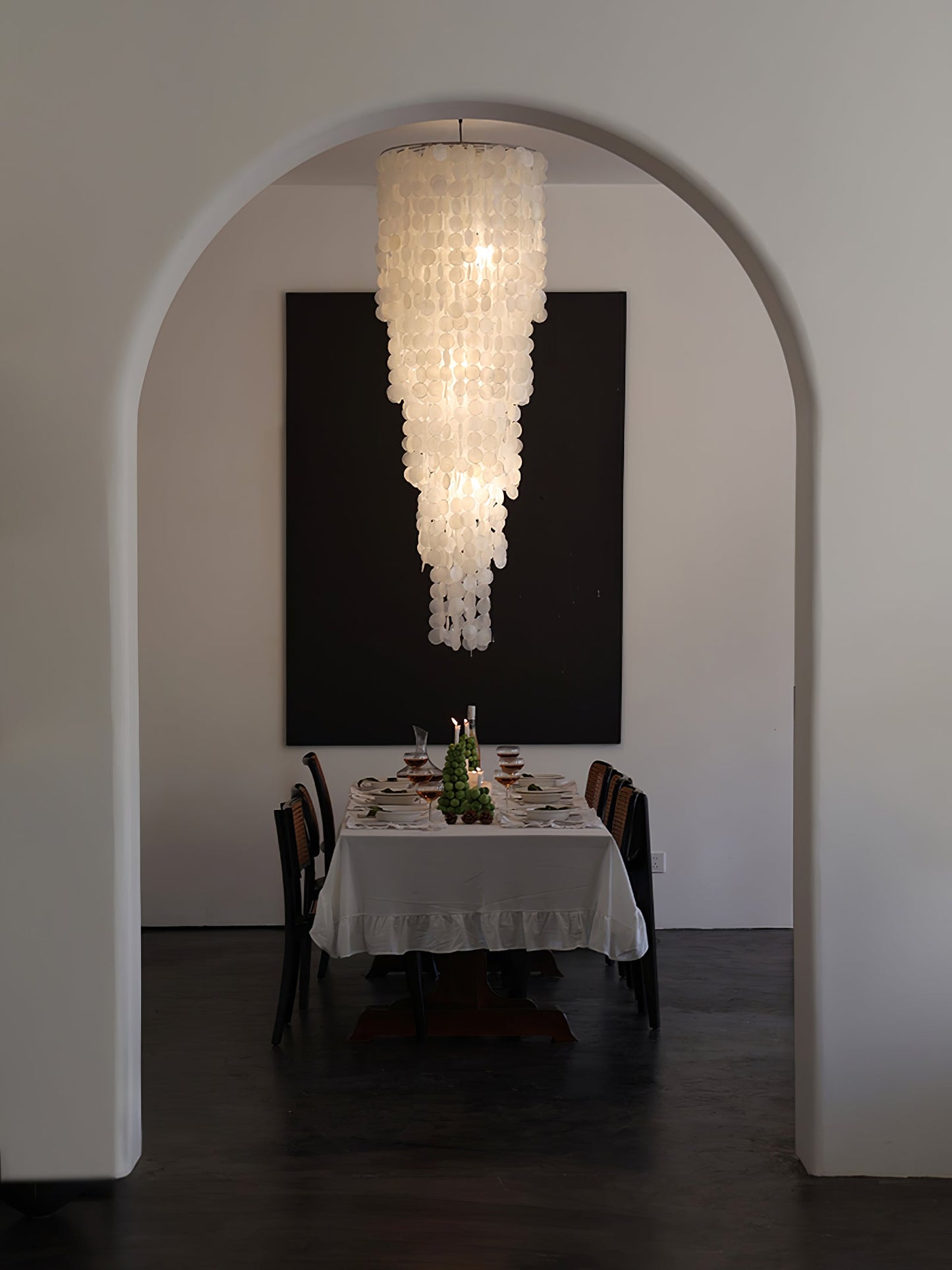 Modern Nerida Shell Chandelier