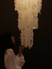 Modern Nerida Shell Chandelier