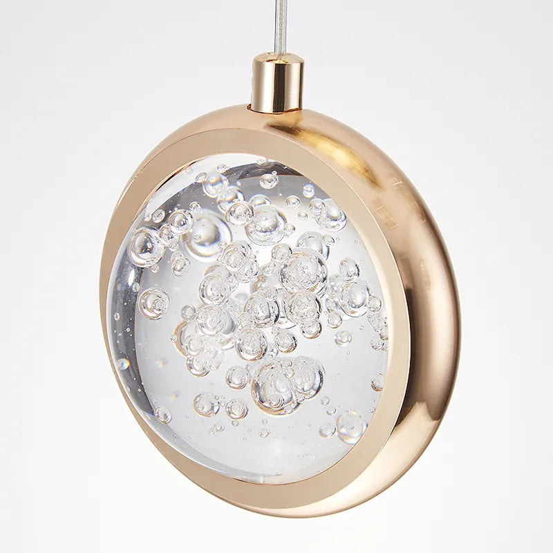 Reina Crystal Long Chandelier