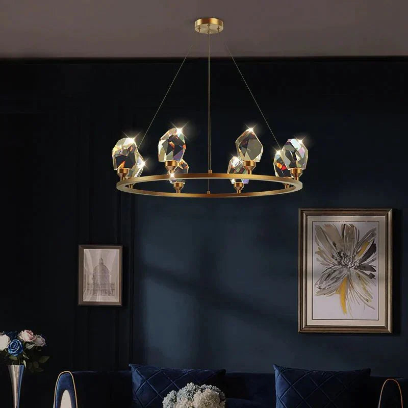 Eve Crystal Crown Chandelier Secondary image