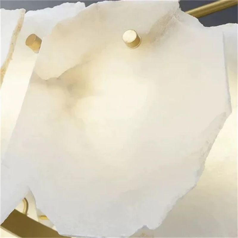 Noah Alabaster Linear Chandelier