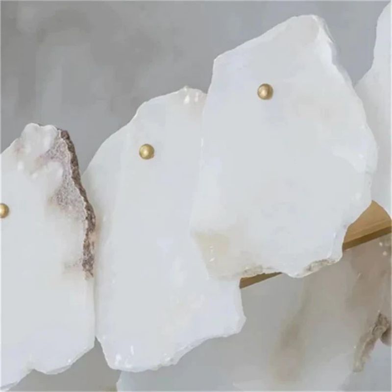Noah Alabaster Linear Chandelier