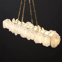 Noah Alabaster Round Chandelier