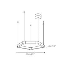 Ola Single Ring Alabaster Chandelier