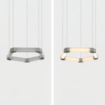 Ola Single Ring Alabaster Chandelier