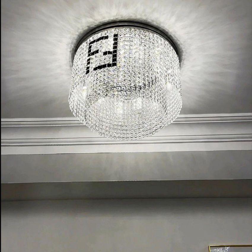 Round Crystal Chandelier Secondary image