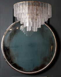 Opalora Pink Murano Glass Chandelier