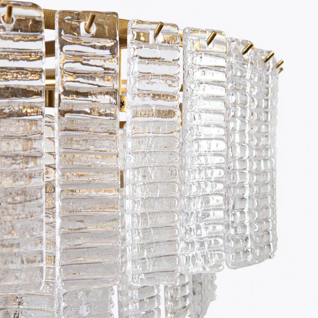 Opalora Pink Murano Glass Chandelier